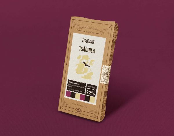 Tablette de chocolat - origine Equateur - 72% cacao