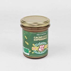 pâtes à tartiner noisette et cacahuète bio