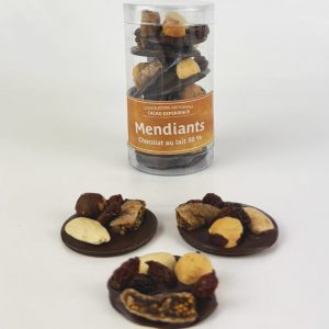 mendiants chocolat au lait